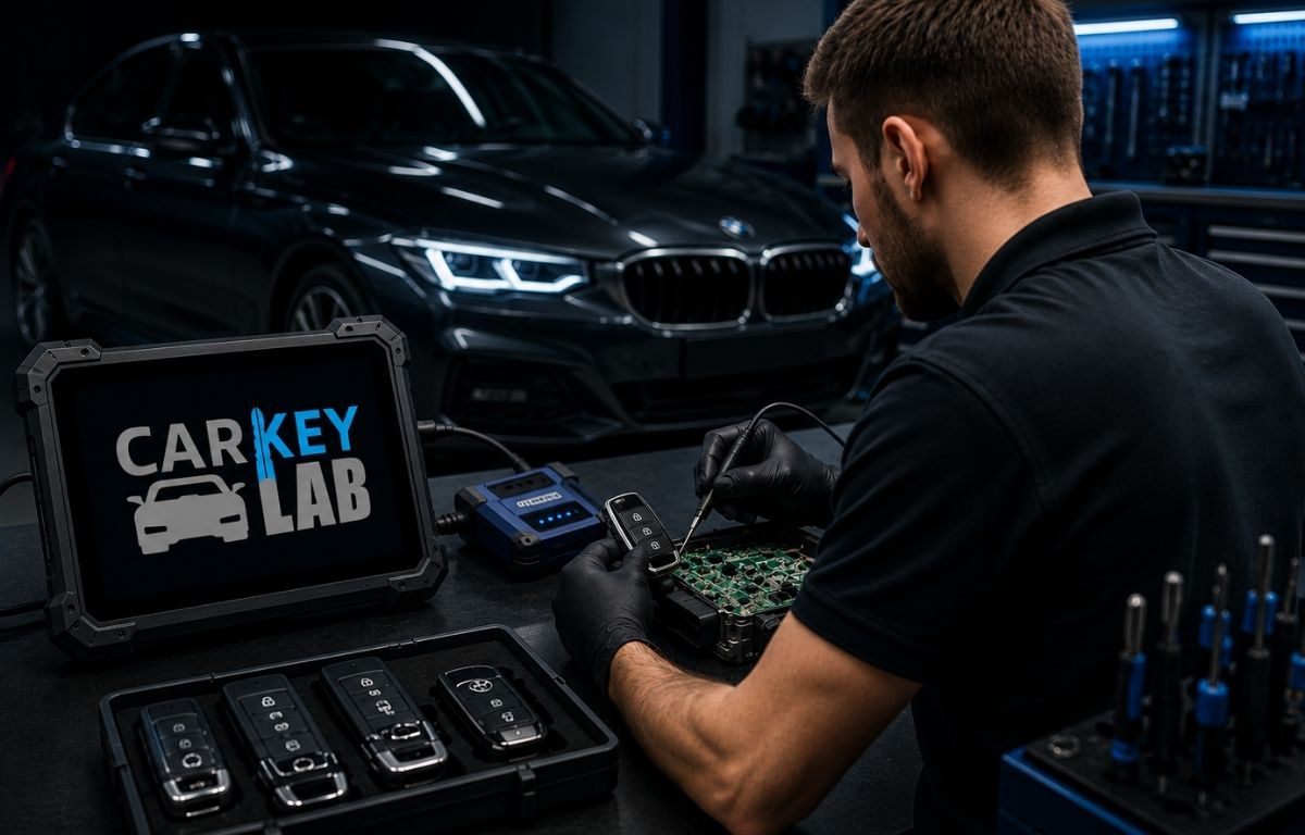 Mobile locksmith technician